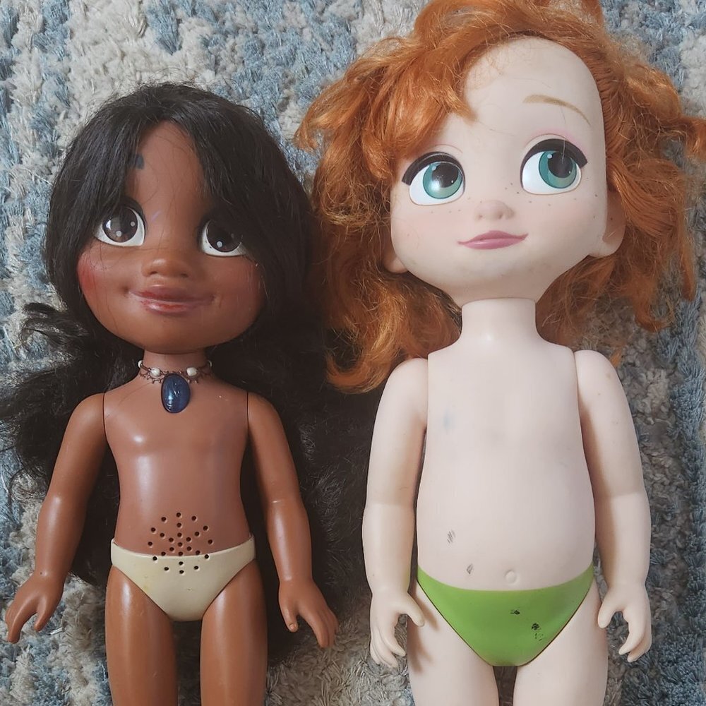 Disney Princess Kids Moana and Merida Dolls || GUC - Picture 2 of 9